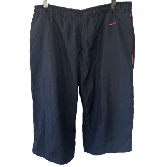 NWT Nike The Athletic Dept. Elastic Waist Pull On Cropped Parachute Pants M - Picture 1 of 6